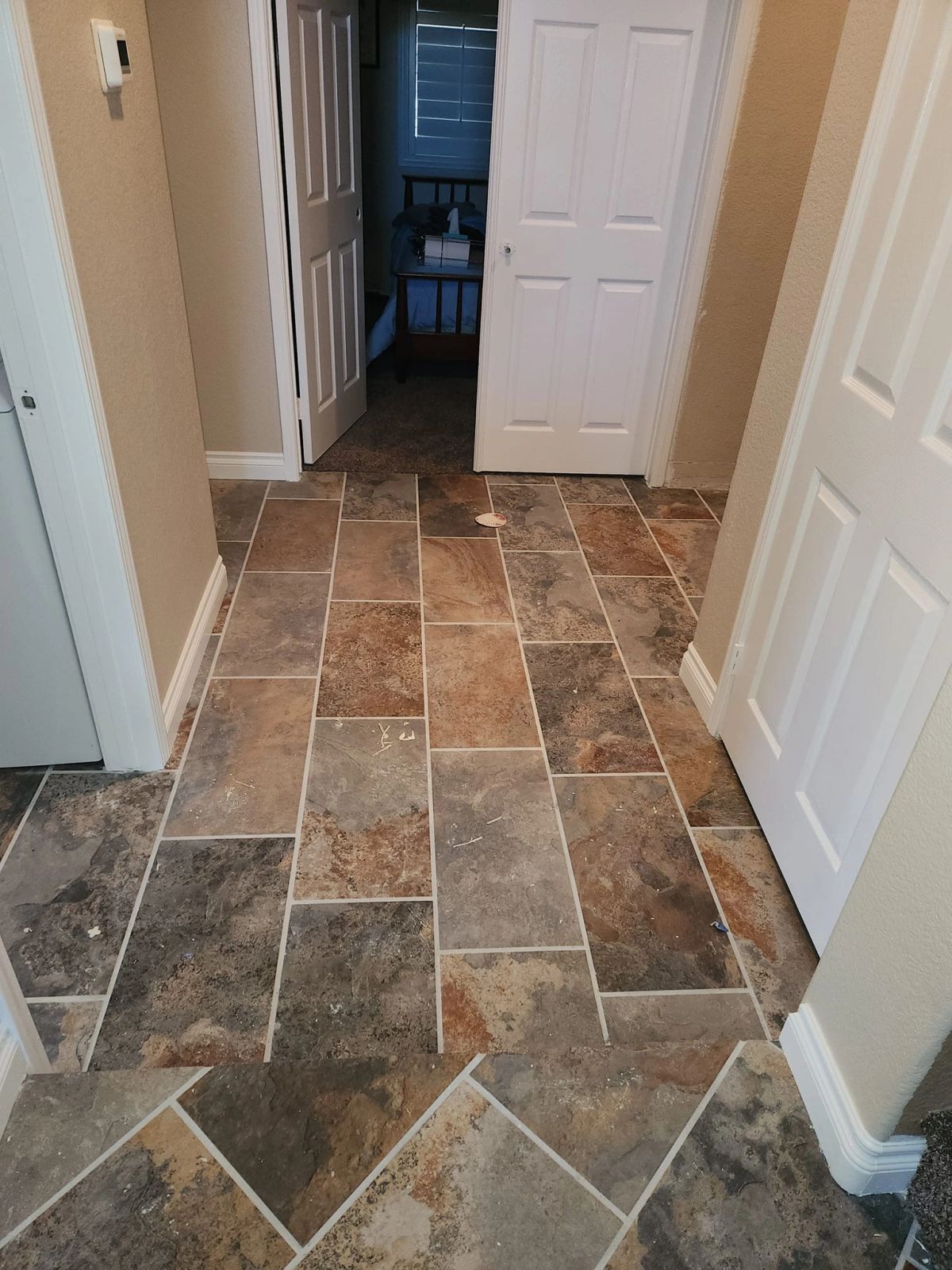 Professional tile flooring installation